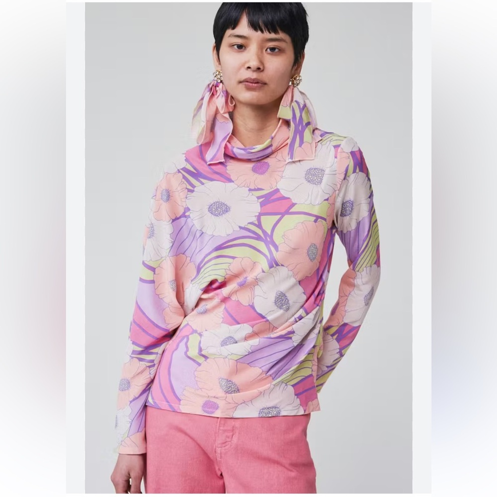 Rachel Comey Silk NWT Floral Blouse Size 4